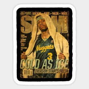 ALLEN IVERSON COLD AS ICE Sticker